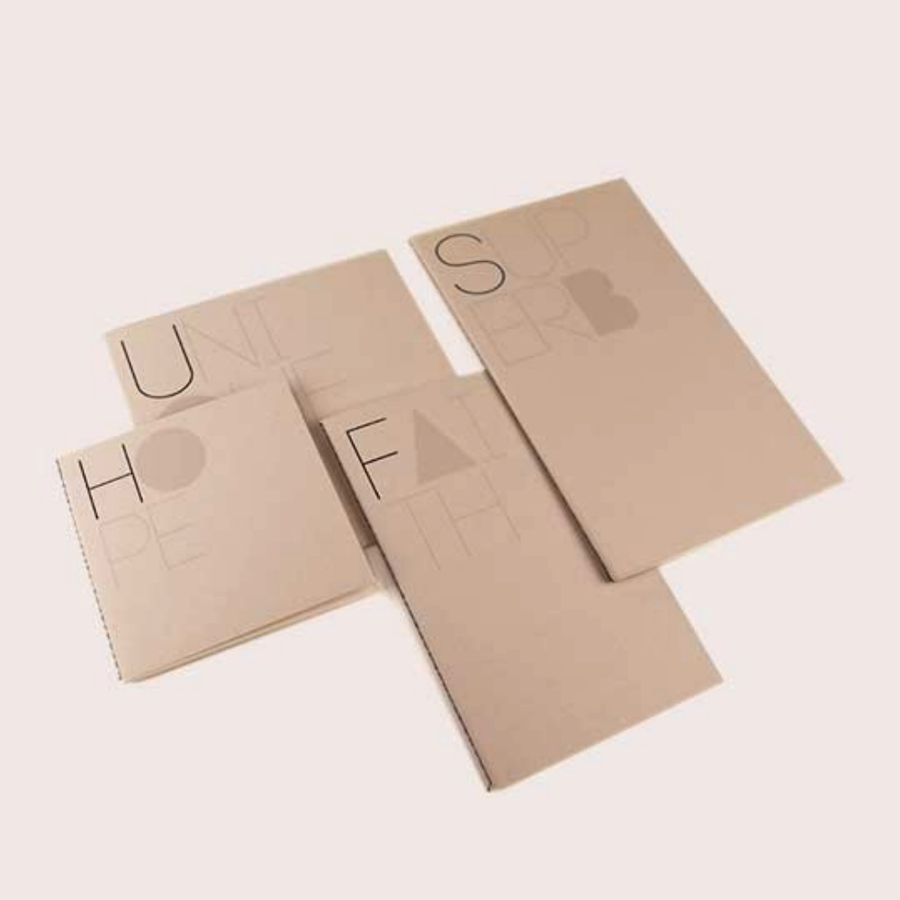 휴인 HUFS 이니셜노트 4권 1세트(먹박/타공)